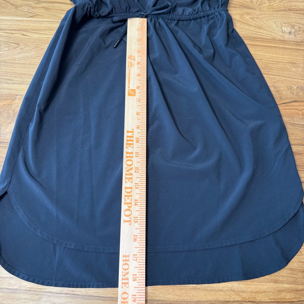 Athleta Dress Women’s XXS Black Tied at Waist Sleeveless - Picture 4 of 9
